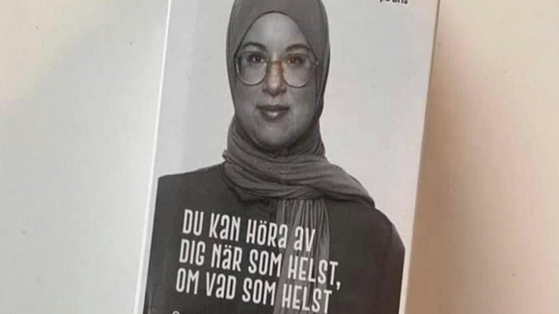 Extremistas suecos critican la imagen de una mujer con hiyab